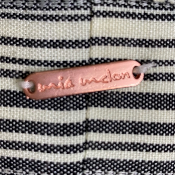 Mia Melon Grey Black Striped Design Casual Office Boho Belted Light Jacket-Sz-M - Picture 12 of 16